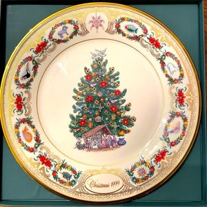 Lenox Christmas Plate Collectors series Christmas Around the World
